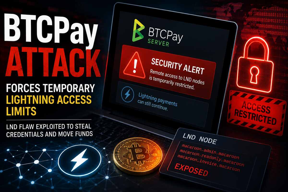 Btcpay Attack Forces Temporary Lightning Access Limits