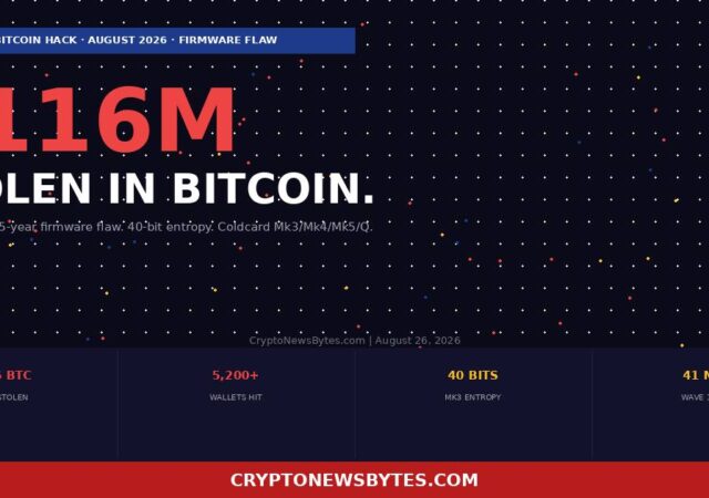 Coldcard Hardware Wallet Hack 6m in Bitcoin Stolen from 5200 Addresses Here is Exactly What Happened