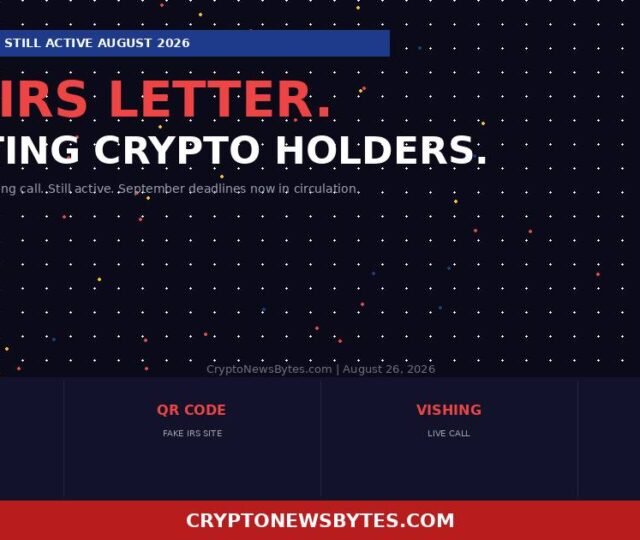 Fake Irs Letter Scam is Targeting Crypto Holders Here is Exactly How It Works