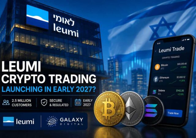 Leumi Crypto Trading Could Launch in Israel in Early 2027