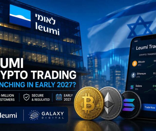 Leumi Crypto Trading Could Launch in Israel in Early 2027