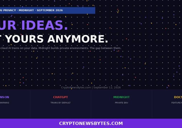 Hoskinson if You Share Ideas with Ai They Are Not Yours Anymore Midnight Fixes This