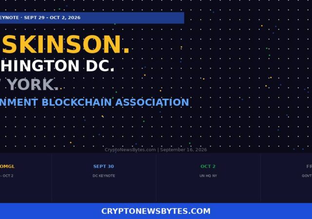 Hoskinson Keynotes Washington Dc Crypto Summit gba  with World Bank Sec and Un on September 30