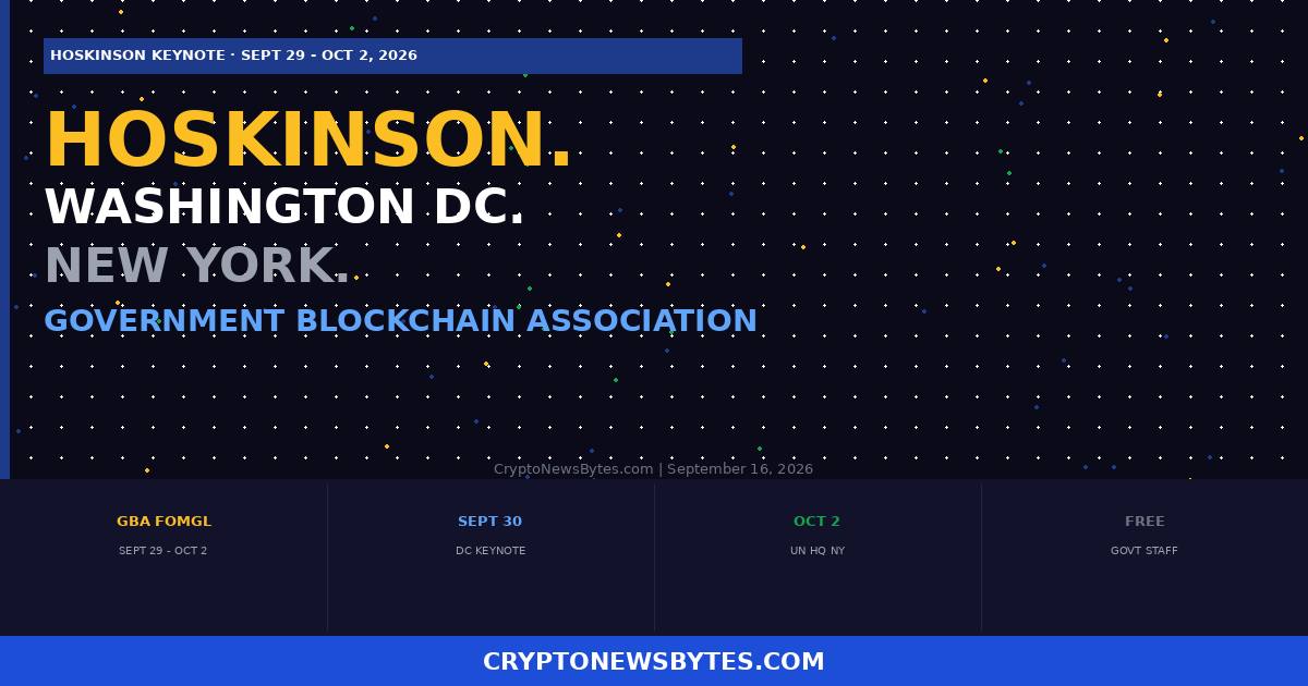 Hoskinson Keynotes Washington Dc Crypto Summit gba  with World Bank Sec and Un on September 30