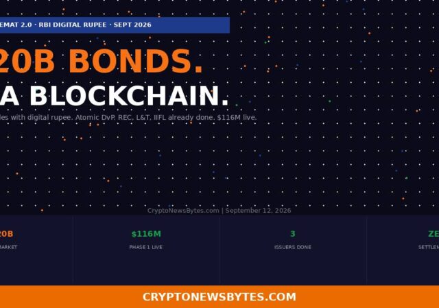 India Just Put 0 Billion of Corporate Bonds on a Blockchain and the Rbi is Settling Them