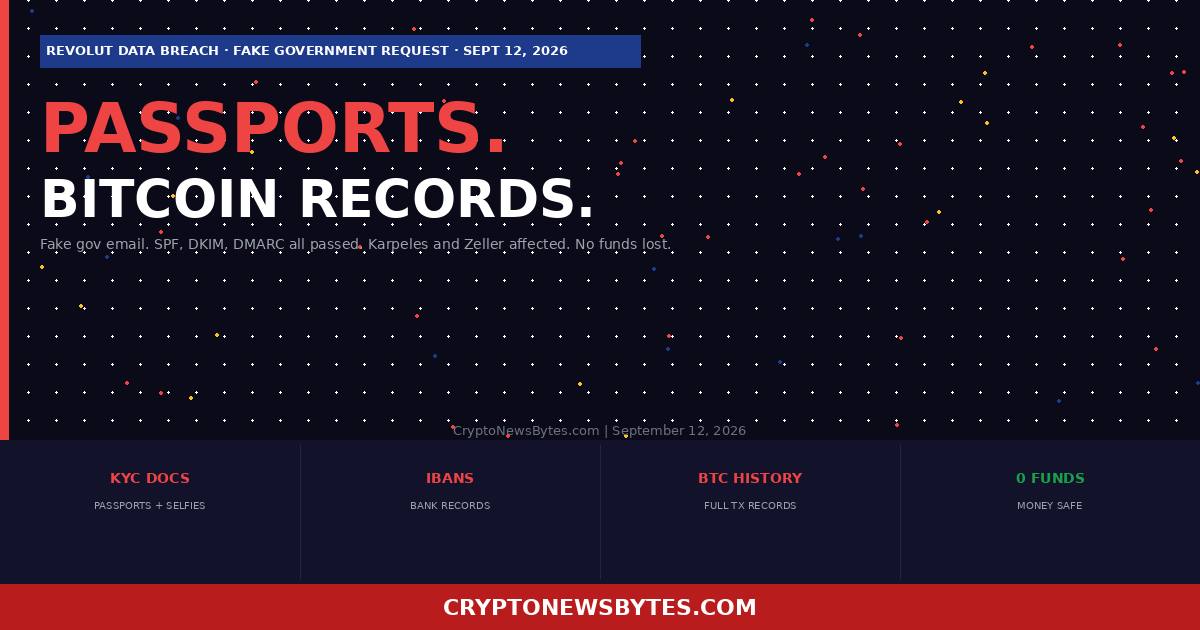 Revolut Data Breach: Fake Government Email Exposed KYC