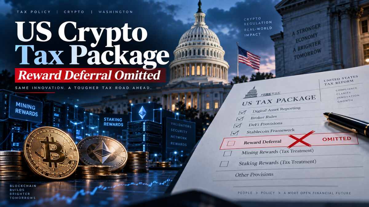 Why Did the Us Crypto Tax Package Omit Reward Deferral