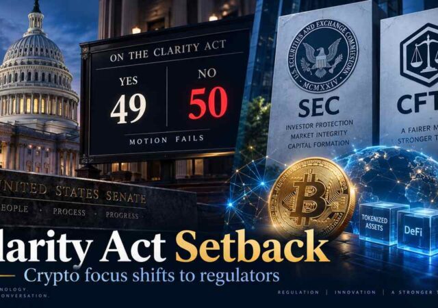 Will Clarity Act Setback Shift Crypto to Regulators