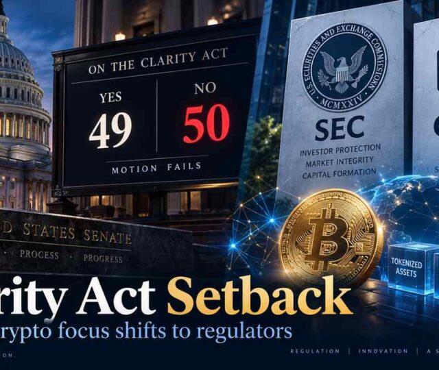 Will Clarity Act Setback Shift Crypto to Regulators