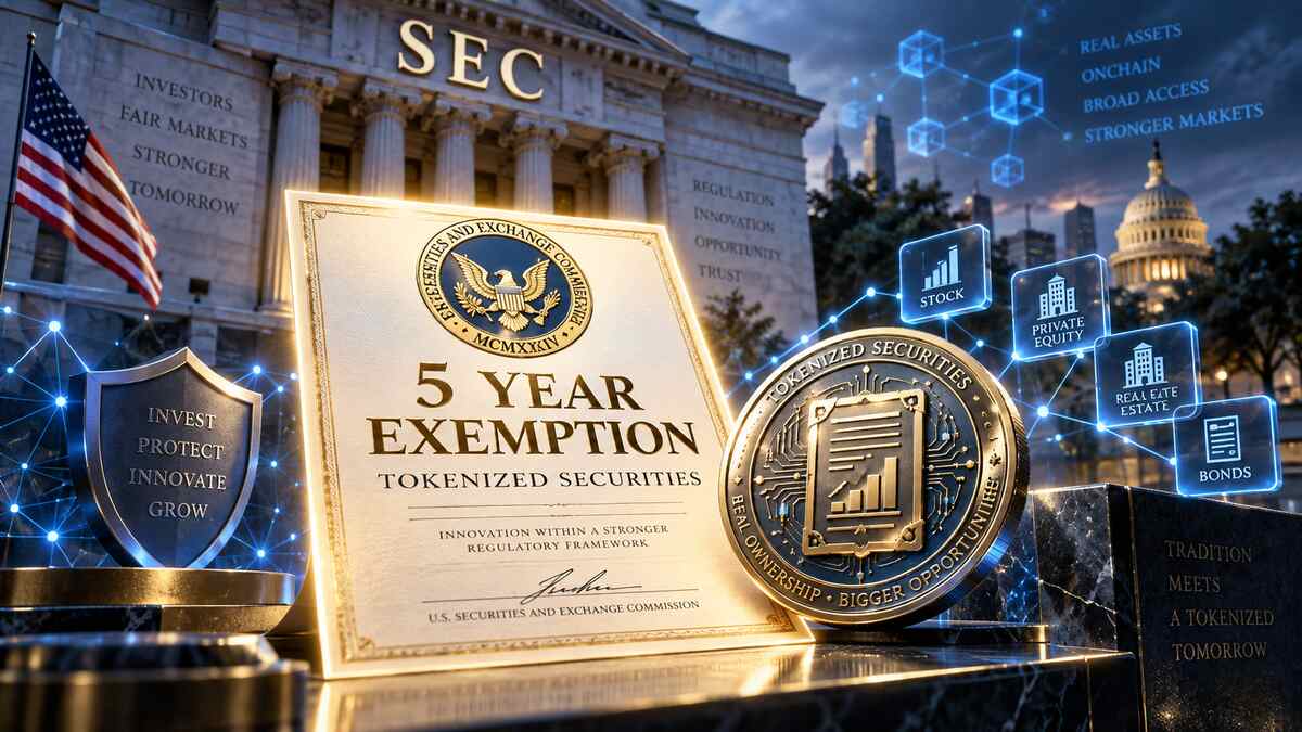 Will Sec Permit Tokenized Securities Venues for 5 Years