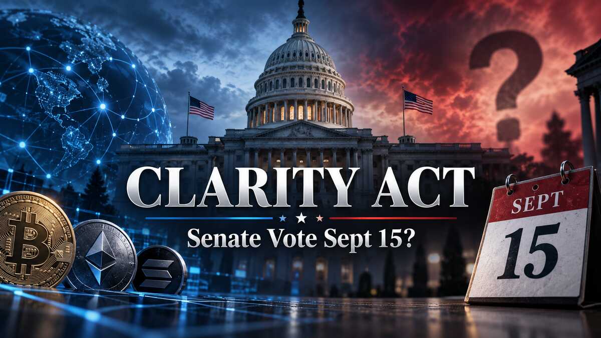 will the clarity act get a us senate vote on sept 15 – CryptoNewsBytes Will the Clarity Act Get a Us Senate Vote on Sept 15