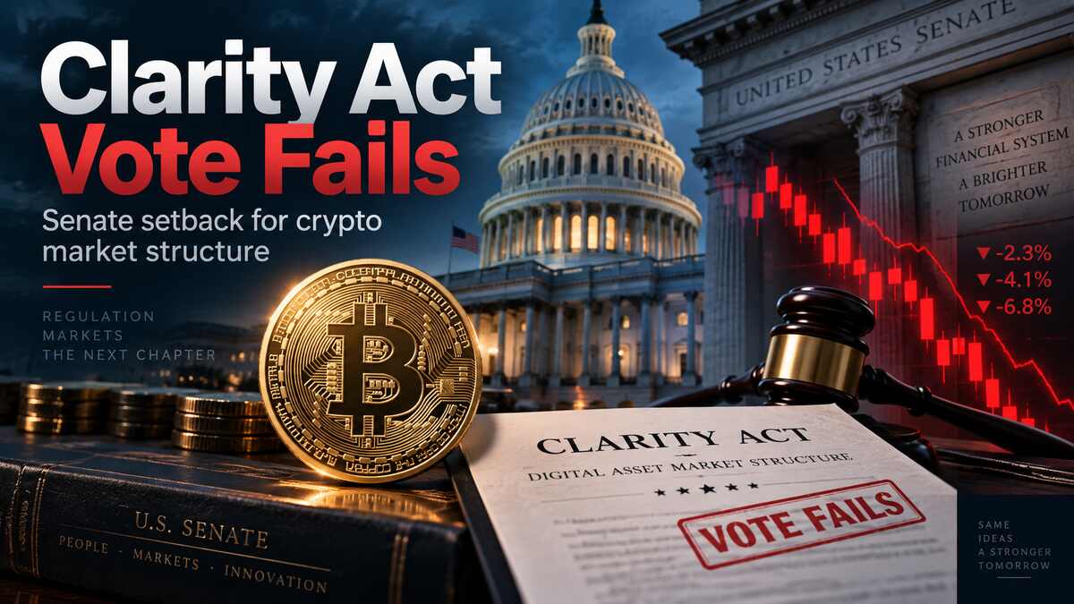 Will the Clarity Act Vote End Senate Crypto Efforts