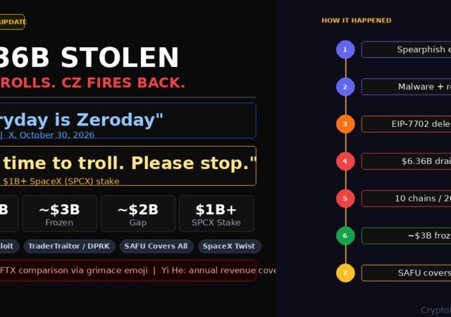 Binances 36 Billion Hack Update Elon Musk Trolls Cz Cz Tells Him to Stop Reminding Binance Holds  Billion in Spacex Us Secret Service Tracks Stolen Funds