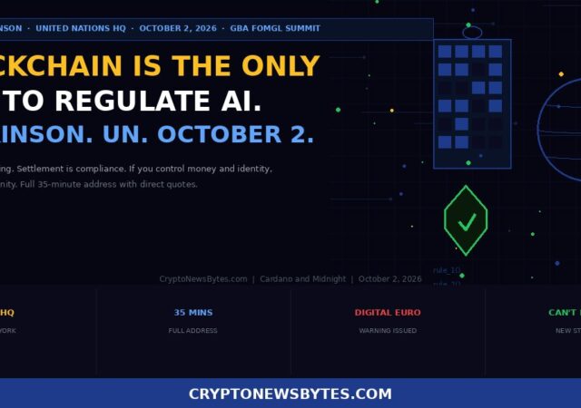 Hoskinson Un Speech Blockchain is the Only Way to Regulate Exponential Technology