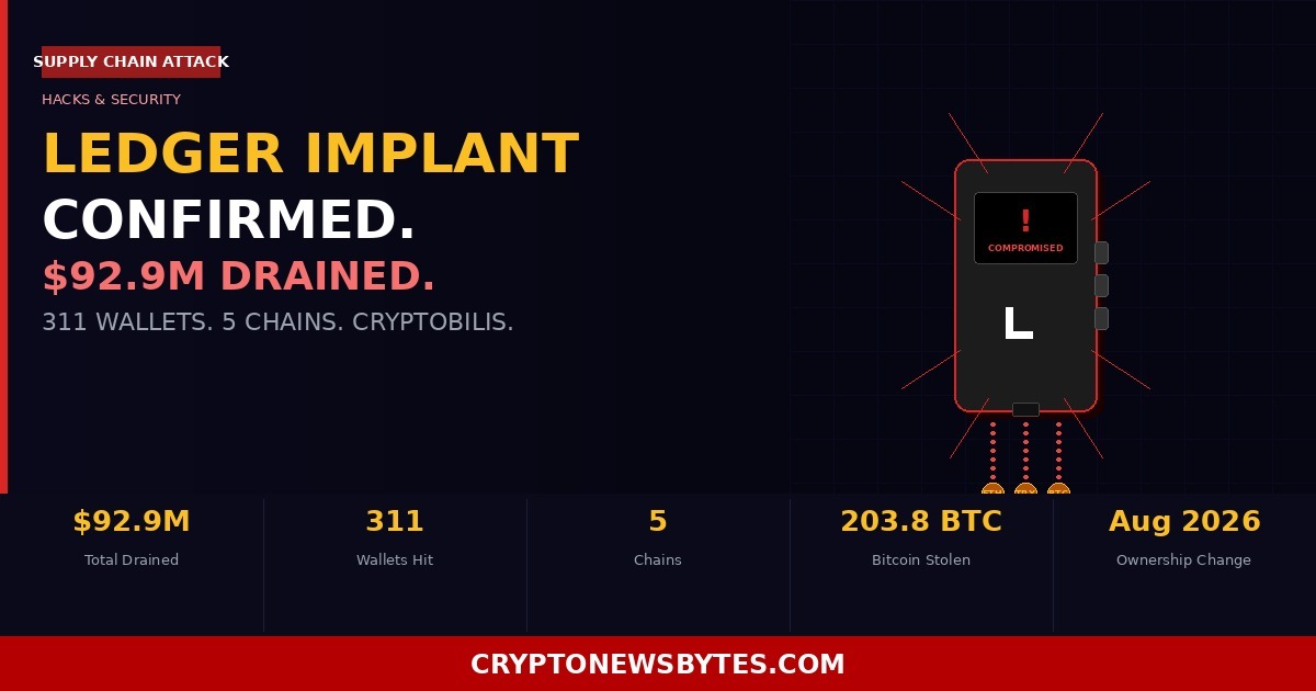 Ledger Cryptobilis Supply Chain Attack 2m Drained from 324 Wallets New Reseller Rules Announced
