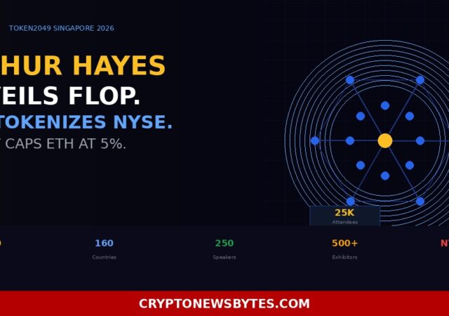 Token2049 Singapore 2026 Day 1 Arthur Hayes Unveils Flop Okx nyse File to Tokenize 63 Stocks Bitmine Caps Eth at 5