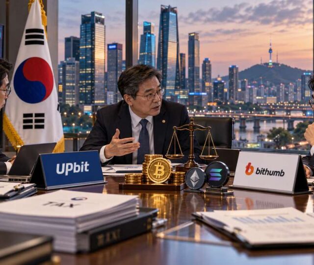 Upbit and Bithumb Join South Korea Crypto Tax Delay Talks