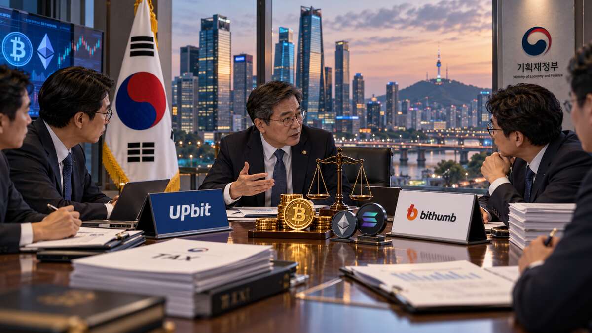 Upbit and Bithumb Join South Korea Crypto Tax Delay Talks