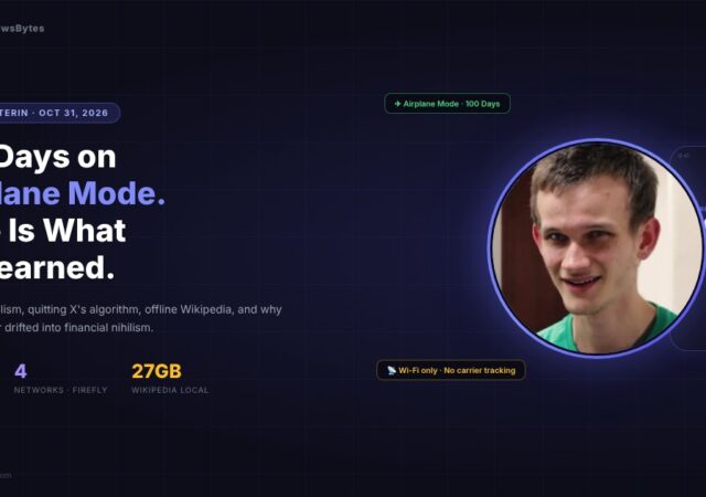 Vitalik Buterins Digital Minimalism Essay 100 Days on Airplane Mode Quitting Xs Algorithm and What Crypto Twitter Got Wrong